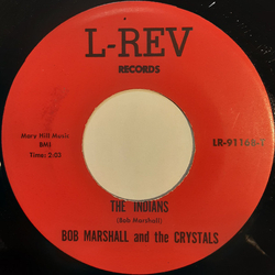 Bob Marshall And The Crystals The Indians / I've Been Hurt USED VINYL 7INCH 45 RPM SINGLE