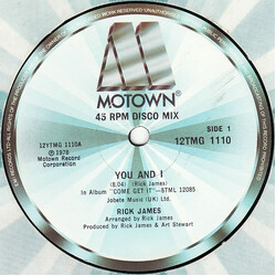 Rick James You And I VINYL 12" USED