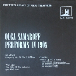Olga Samaroff Olga Samaroff Performs In 1908 Vinyl LP USED