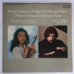 Kyung-Wha Chung / Radu Lupu / César Franck / Claude Debussy Sonata For Violin & Piano In A Major / Sonata For Violin & Piano Vinyl LP USED