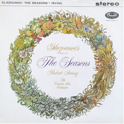 Alexander Glazunov / Robert Irving (2) / The Concert Arts Orchestra The Seasons Vinyl LP USED