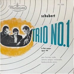 Franz Schubert / Jean Fournier / Antonio Janigro / Paul Badura-Skoda Trio No.1 In B Flat Major, Op. 99 Vinyl LP USED