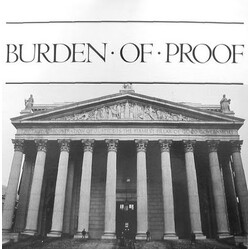 Burden Of Proof Burden · Of · Proof USED VINYL 12INCH 45 RPM