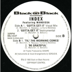 Index (6) / Mandissa Gotta Get It VINYL 12" USED