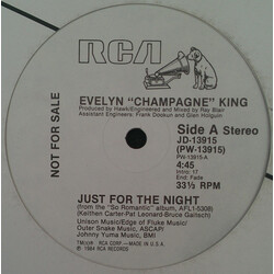 Evelyn King Just For The Night USED VINYL 12INCH PROMO 33 S RPM