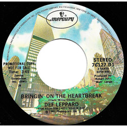 Def Leppard Bringin' On The Heartbreak USED VINYL 7INCH 45 RPM SINGLE PROMO