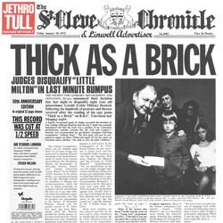 Jethro Tull Thick As A Brick Vinyl LP USED