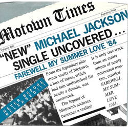 Michael Jackson Farewell My Summer Love USED VINYL 7INCH 45 RPM SINGLE