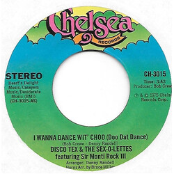 Disco Tex & His Sex-O-Lettes / Sir Monti Rock III I Wanna Dance Wit' Choo (Doo Dat Dance) USED VINYL 7INCH 45 RPM SINGLE