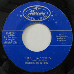 Brook Benton Hotel Happiness / Walk On The Wild Side USED VINYL 7INCH 45 RPM