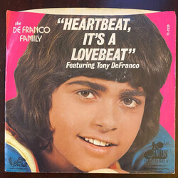 The DeFranco Family / Tony DeFranco Heartbeat, It's A Lovebeat USED VINYL 7INCH 45 RPM SINGLE STEREO