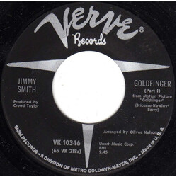Jimmy Smith Goldfinger USED VINYL 7INCH SINGLE 45 RPM