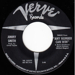 Jimmy Smith Theme From "Any Number Can Win" USED VINYL 7INCH 45 RPM