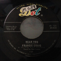 Francis Craig And His Orchestra Near You / Beg Your Pardon USED VINYL 7INCH 45 RPM REPRESS