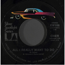 Cher All I Really Want To Do / Where Do You Go USED VINYL 7INCH 45 RPM SINGLE REISSUE