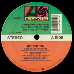 Michael Watford Holdin' On VINYL 12" USED