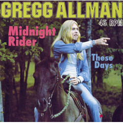 Gregg Allman Midnight Rider / These Days USED VINYL 12INCH 45 RPM SINGLE STEREO