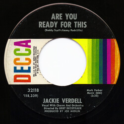 Jackie Verdell Are You Ready For This USED VINYL 7INCH 45 RPM