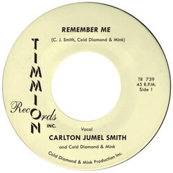 C.J. Smith / Cold Diamond & Mink Remember Me USED VINYL 7INCH 45 RPM