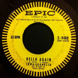 Erma Franklin It's Over/ Hello Again USED VINYL 7INCH 45 RPM SINGLE STYRENE