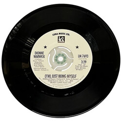 Dionne Warwick (I'm) Just Being Myself USED VINYL 7INCH REISSUE