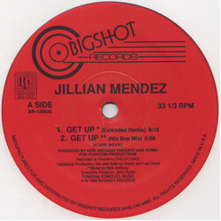 Jillian Mendez Get Up VINYL 12" USED
