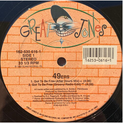 49ers Got To Be Free USED VINYL 12INCH 33 S RPM