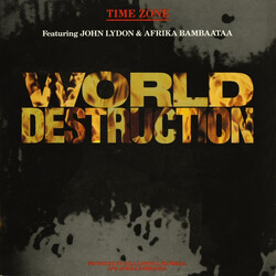 Time Zone / John Lydon / Afrika Bambaataa World Destruction VINYL 12" USED