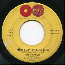 The Miracles If Your Mother Only Knew / Way Over There USED VINYL 7INCH 45 RPM SINGLE