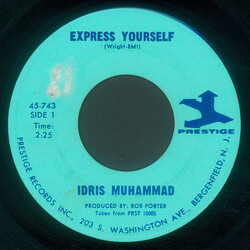 Idris Muhammad Express Yourself / Super Bad USED VINYL 7INCH 45 RPM