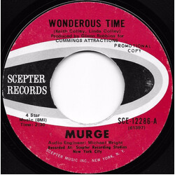 Murge Wonderous Time / How Long Must This Fool Pay ? USED VINYL 7INCH 45 RPM PROMO