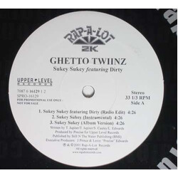 Ghetto Twiinz / Dirty (4) Sukey Sukey USED VINYL 12INCH PROMO 33 S RPM