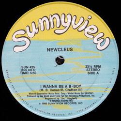 Newcleus I Wanna Be A B-Boy VINYL 12" USED