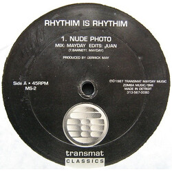 Rhythim Is Rhythim Nude Photo USED VINYL 12INCH 45 RPM REISSUE
