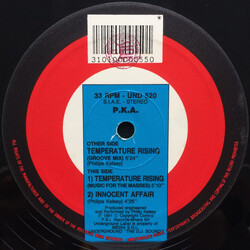 PKA Temperature Rising / Innocent Affair VINYL 12" USED