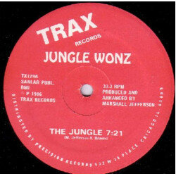 Jungle Wonz The Jungle USED VINYL 12INCH 33 S RPM