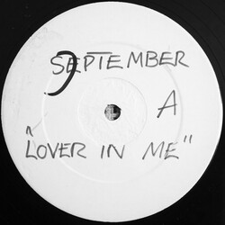 September (2) The Lover In Me USED VINYL 12INCH WHITE LABEL