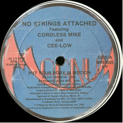 No Strings Attached / Cordless Mike / Cee-Low Put Your Body In Motion Vinyl 12" USED