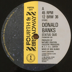 Donald Banks Status Quo VINYL 12" USED