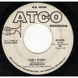 Crossroads (10) Here I Stand / Coming Home To You Baby USED VINYL 7INCH 45 RPM PROMO