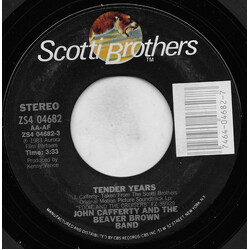 John Cafferty And The Beaver Brown Band Tender Years USED VINYL 7INCH 45 RPM STYRENE
