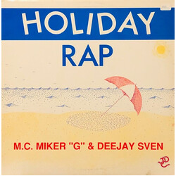 MC Miker G. & DJ Sven Holiday Rap USED VINYL 12INCH 33 S RPM