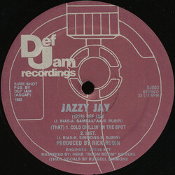 Jazzy Jay Def Jam / Cold Chillin' In The Spot USED VINYL 12INCH 33 S RPM STEREO