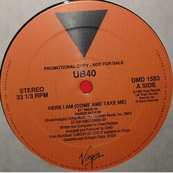 UB40 Here I Am (Come And Take Me) USED VINYL 12INCH PROMO