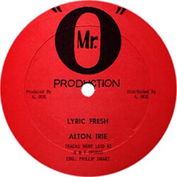 Alton Irie Lyric Fresh USED VINYL 12INCH 45 RPM
