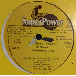Shabba Ranks / Dominic (2) Original Fresh / Favor Boy George USED VINYL 12INCH 45 RPM