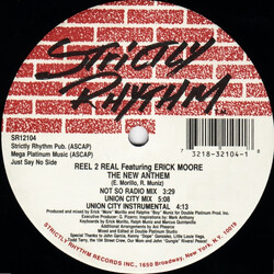 Reel 2 Real / Erick Morillo The New Anthem USED VINYL 12INCH 33 S RPM