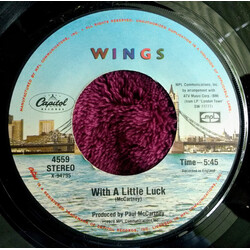 Paul McCartney & Wings With A Little Luck USED VINYL 7INCH 45 RPM SINGLE STEREO