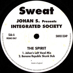 Johan S. / Intergrated Society The Spirit VINYL 12" USED