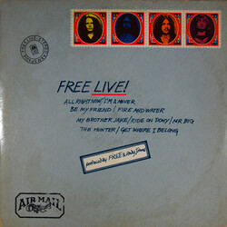 Free Free Live! Vinyl LP USED